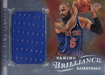 2012-13 Panini Brilliance - Game Time Jerseys #35 Tyson Chandler Front