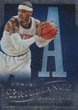 2012-13 Panini Brilliance - Spellbound #72 Carmelo Anthony Front