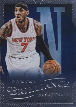 2012-13 Panini Brilliance - Spellbound #77 Carmelo Anthony Front