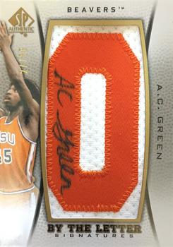 2012-13 SP Authentic - By the Letter #BL-AG A.C. Green Front