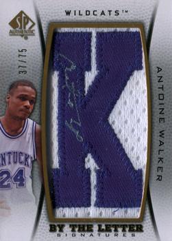 2012-13 SP Authentic - By the Letter #BL-AW Antoine Walker Front