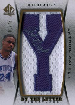 2012-13 SP Authentic - By the Letter #BL-AW Antoine Walker Front
