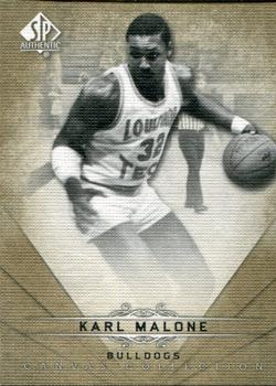 2012-13 SP Authentic - Canvas Collection Gold #CC-24 Karl Malone Front