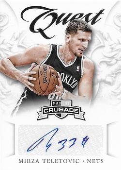 2012-13 Panini Crusade - Quest Autographs #22 Mirza Teletovic Front