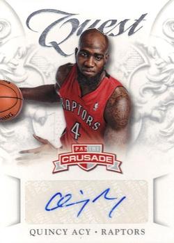 2012-13 Panini Crusade - Quest Autographs #67 Quincy Acy Front