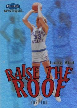 2012-13 Fleer Retro - 99-00 Mystique Raise the Roof #17 Larry Bird Front