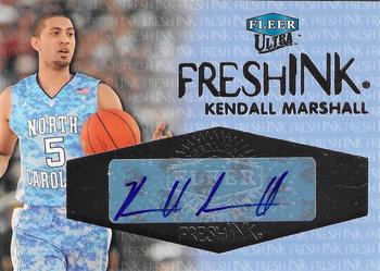 2012-13 Fleer Retro - 99-00 Ultra Fresh Ink #UFI-KM Kendall Marshall Front