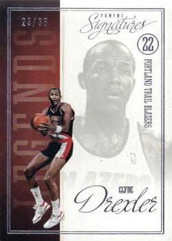 2012-13 Panini Signatures - Chase Legends #95 Clyde Drexler Front