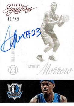 2012-13 Panini Signatures - Signatures Red #161 Anthony Morrow Front