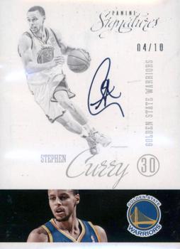 2012-13 Panini Signatures - Signatures Variations #130 Stephen Curry Front