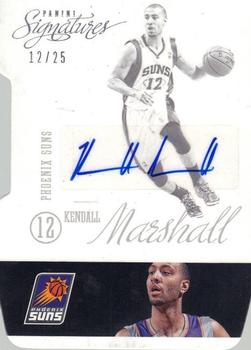 2012-13 Panini Signatures - Signatures Die Cut #49 Kendall Marshall Front