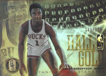 2012-13 Panini Gold Standard - Hall of Gold #30 Oscar Robertson Front