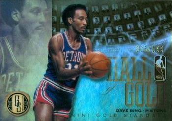 2012-13 Panini Gold Standard - Hall of Gold #33 Dave Bing Front