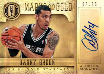 2012-13 Panini Gold Standard - Marks of Gold Autographs #91 Danny Green Front
