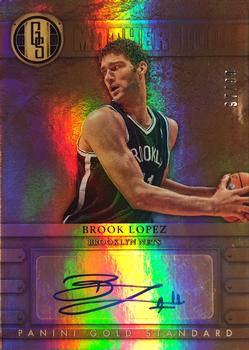 2012-13 Panini Gold Standard - Mother Lode Autographs #15 Brook Lopez Front