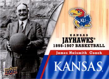 2013 Upper Deck University of Kansas #1 James Naismith Front