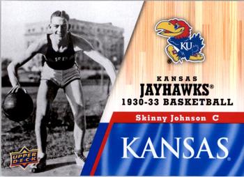 2013 Upper Deck University of Kansas #8 Skinny Johnson Front