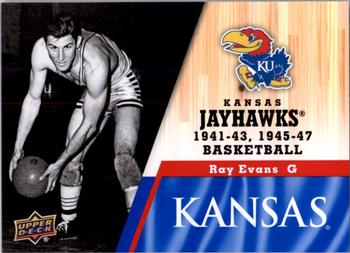 2013 Upper Deck University of Kansas #10 Ray Evans Front