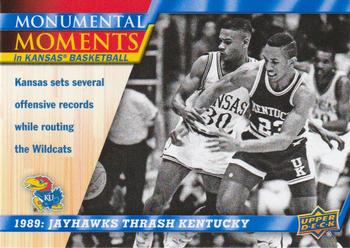 2013 Upper Deck University of Kansas #87 1989: Jayhawks Thrash Kentucky Front
