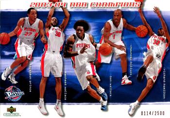 Rasheed Wallace - Detroit Pistons (NBA Basketball Card) 2004-05 Upper –  PictureYourDreams