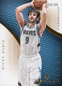 2012-13 Panini Immaculate Collection #64 Ricky Rubio Front