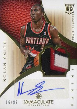 2012-13 Panini Immaculate Collection #118 Nolan Smith  Front
