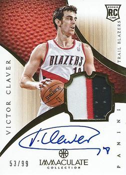 2012-13 Panini Immaculate Collection #179 Victor Claver  Front