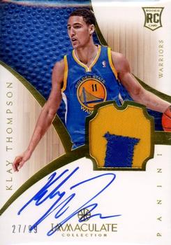 2012-13 Panini Immaculate Collection #180 Klay Thompson  Front