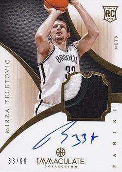 2012-13 Panini Immaculate Collection #181 Mirza Teletovic  Front