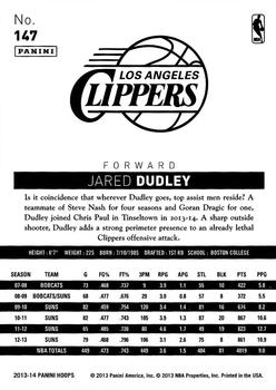 2013-14 Hoops #147 Jared Dudley Back