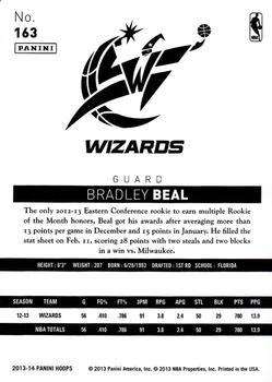 2013-14 Hoops #163 Bradley Beal Back