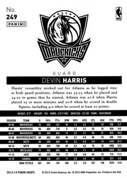 2013-14 Hoops #249 Devin Harris Back