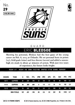 2013-14 Hoops #29 Eric Bledsoe Back