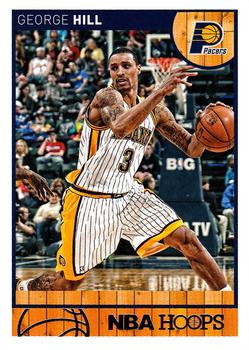 2013-14 Hoops #74 George Hill Front