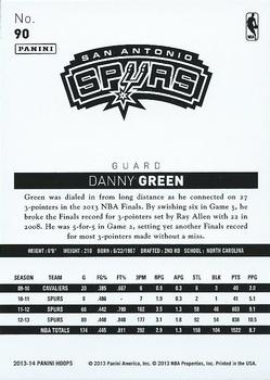 2013-14 Hoops #90 Danny Green Back