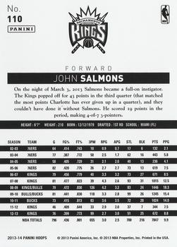 2013-14 Hoops #110 John Salmons Back