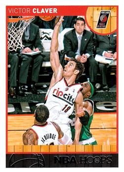 2013-14 Hoops #136 Victor Claver Front