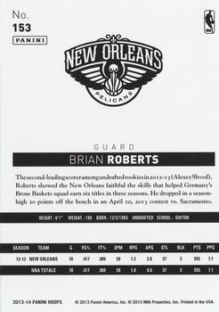 2013-14 Hoops #153 Brian Roberts Back