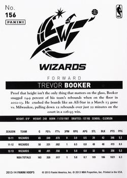 2013-14 Hoops #156 Trevor Booker Back
