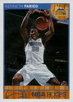 2013-14 Hoops #186 Kenneth Faried Front