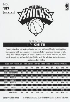 2013-14 Hoops #187 J.R. Smith Back