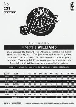 2013-14 Hoops #238 Marvin Williams Back