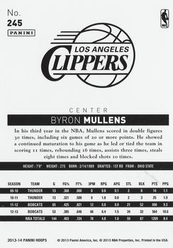 2013-14 Hoops #245 Byron Mullens Back