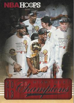 2013-14 Hoops #301 Miami Heat Champions Front