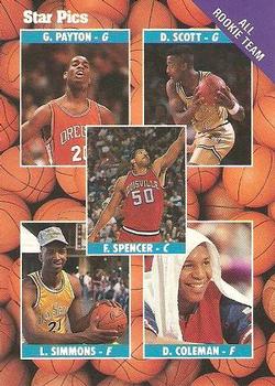 1990 Star Pics #60 All-Rookie Team Front