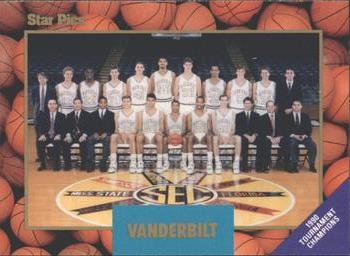 1990 Star Pics - Medallion #20 Vanderbilt Team Front