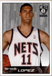 2012-13 Panini Stickers #10 Brook Lopez Front