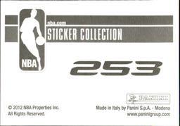 2012-13 Panini Stickers #253 LeBron James / Kevin Durant Back