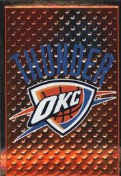 2012-13 Panini Stickers #A27 Oklahoma City Thunder Logo Front