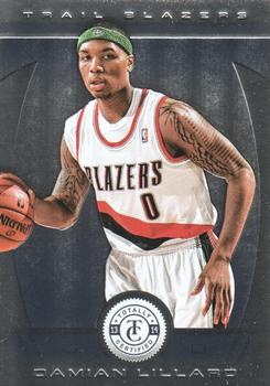 2013-14 Panini Totally Certified #8 Damian Lillard Front